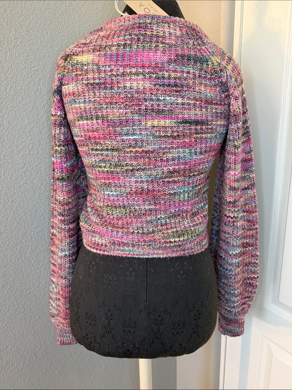 ACOA Theodora Sweater Top Multicolor Knit Women's Sweater Size Large NEW - Picture 6 of 10